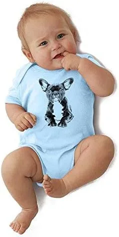 Miniatura 2 de Body unisex de bulldog francés para bebé, ropa