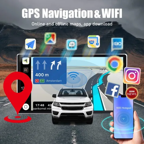 Miniatura 4 de Para Hyundai Sonata 2011-2014 Tesla Style Car CarPlay Android Navegación Automática Estéreo GPS Radio Cámara Inversa 9.7 "IPS Pantalla Táctil
