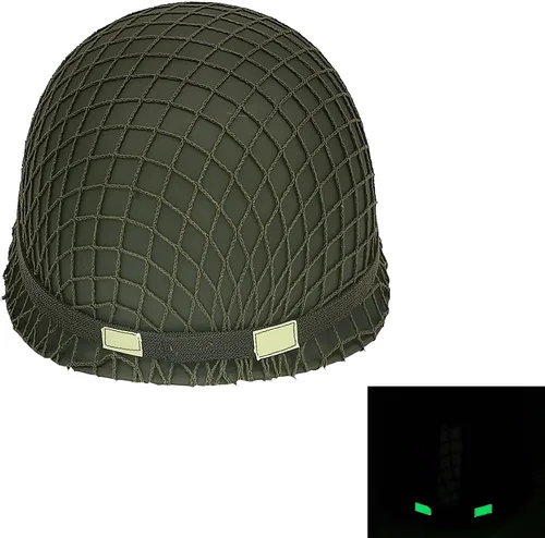 Miniatura 6 de WWII - Casco M1 del ejército de los Estados Unidos, engranaje de la Segunda Guerra Mundial, casco de la Segunda Guerra Mundial de la Segunda Guerra