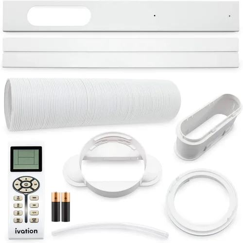 Miniatura 3 de Ivation Kit de ventana de repuesto Adaptador de aire acondicionado portátil 12k y 14k BTU Modelo IVAPAC12BTU e IVAPAC14BTU