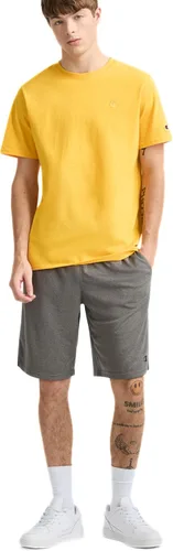 Miniatura 7 de Champion Men's Classic Short Sleeve T-Shirt, Standard Fit, Midweight 100% Cotton, Available in Regular and Big & Tall Dorado(Team Gold)