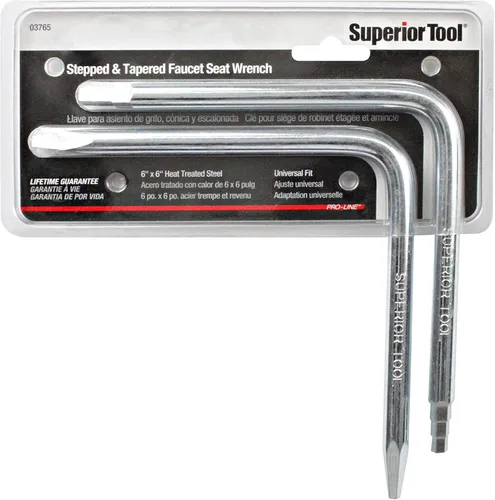 Miniatura 2 de Superior Tool Juego de llaves de asiento de grifo escalonadas y cónicas universales tamaño único