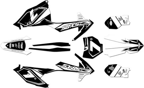 Miniatura 6 de Kit de gráficos para KTM 85SX SX85 (2018-2023) Bash Series Naranja 21 Mil-Dirt Pit Bike Calcomanías de motocicleta, calcomanía de carreras