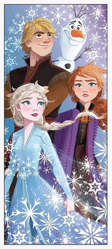 Disney Frozen 2 - Póster de puerta encantadora, 27 x 60 pulgadas (1 unidad), accesorio de fiesta encantador para momentos mágicos y memorables