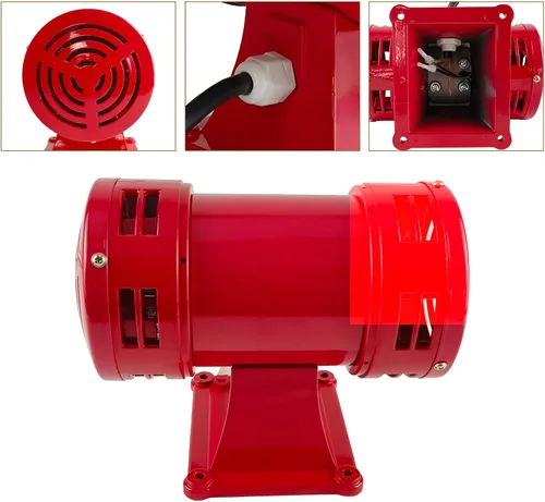 Miniatura 4 de Sirena Raid, alarma de sirena de 110 V, 150 db, 60 Hz, sirena eléctrica de la industria, alarma de sirena súper fuerte para sirena doméstica