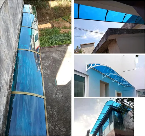 Miniatura 7 de Toldo para puerta delantera, porche trasero, toldo de jardín, toldo para ventana de puerta, sombra al aire libre, protección contra la lluvia