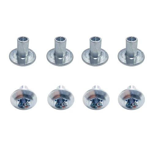 Miniatura 8 de Tuerca de cabeza abombada Torx de barril de 5/16" para pestillo de puerta de remolque de carga - Herrajes para puerta de remolque de carga
