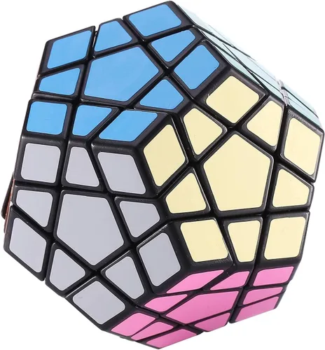 Miniatura 3 de Dreampark Cubo de velocidad Megaminx 3x3, juguete de rompecabezas, negro