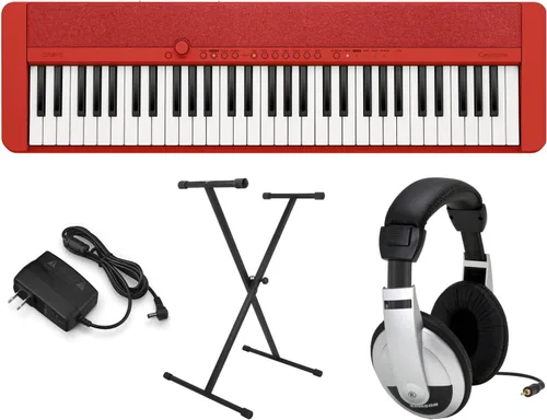 Miniatura 15 de Casio Casiotone CT-S1 – Teclado retro sensible al tacto de 61 teclas Diseño elegante y portátil para principiantes y profesionales Piano de cola