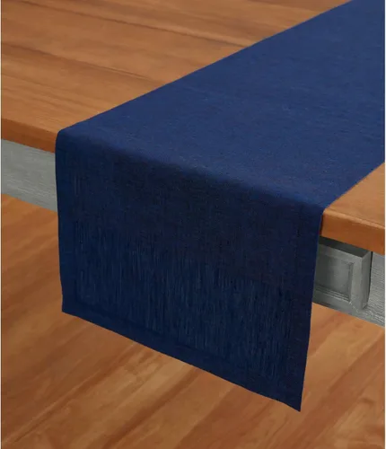 Miniatura 40 de Solino Home - Camino de mesa de lino, amarillo limón cambray, 14 x 120 pulgadas, Athena, lavable a máquina y de 100% lino europeo hecho a mano 15