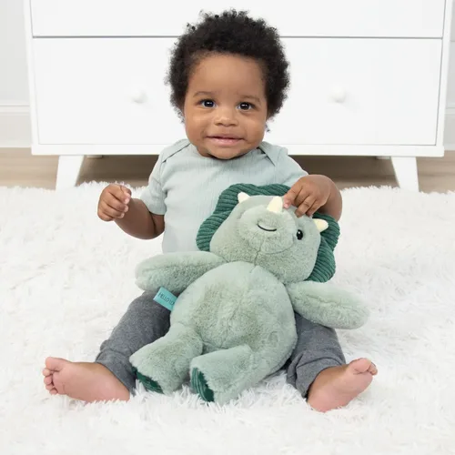 Miniatura 5 de The Peanutshell Animal de peluche de dinosaurio de peluche, 10 pulgadas, seguro para bebés, lavable a máquina, juguetes suaves de dinosaurio