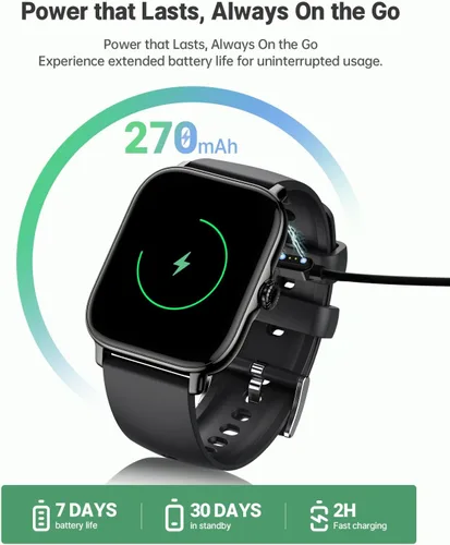 Miniatura 7 de Reloj inteligente para Android para hombres y mujeres, pantalla táctil de 1.91 pulgadas con monitor de sueño de oxígeno en sangre y frecuencia