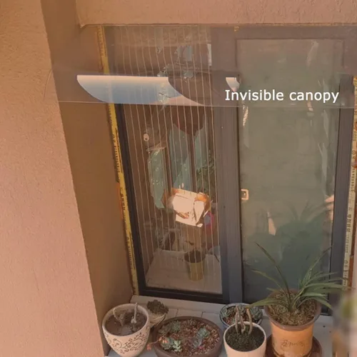 Miniatura 3 de Toldo de porche para exteriores, toldos de patio, toldo anti-UV para ventana o puerta delantera, cubierta de lluvia, toldo de puerta invisible