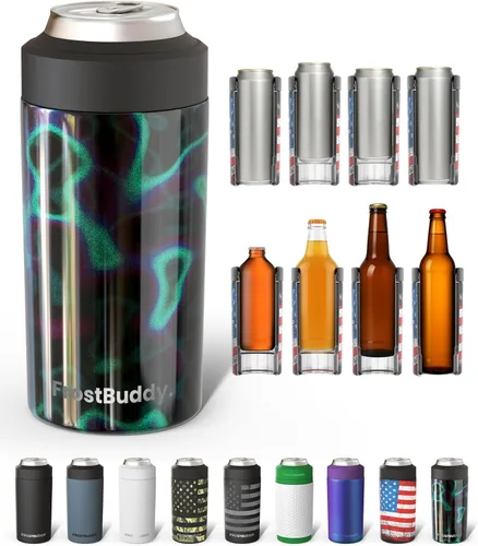 Miniatura 27 de Frost Buddy Universal Can Cooler - Fits all - Stainless Steel Can Cooler for 12 oz & 16 oz Regular or Slim Cans & Bottles - Stainless Steel