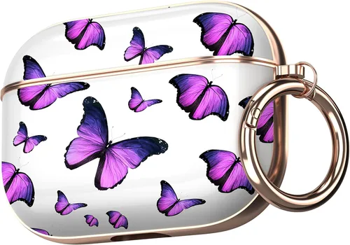 Miniatura 12 de Maxjoy Funda para AirPods, bonita funda protectora rígida para AirPod 2 Gen para mujeres y hombres con llavero para AirPods de 2ª generación de 1ª