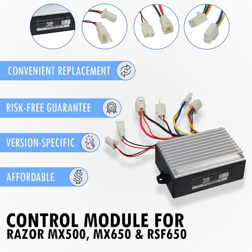 Miniatura 5 de AlveyTech Módulo de control de 36 voltios para Razor SX500 McGrath Dirt Rocket (V1+) - Controlador de bicicleta de velocidad de repuesto