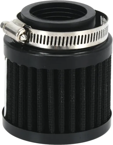 Filtro de aire universal de cuello negro de 38 mm para automóvil, sistema de entrada de aire de alto flujo, entrada de aire limpia y fría, sistema