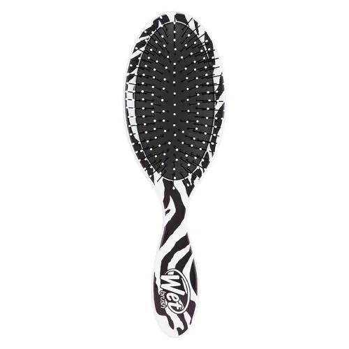 Miniatura 7 de Wet Brush Cepillo desenredante original, cebra, safari, todo tipo de cabello, cerdas ultrasuaves que se deslizan por los nudos con facilidad, peine