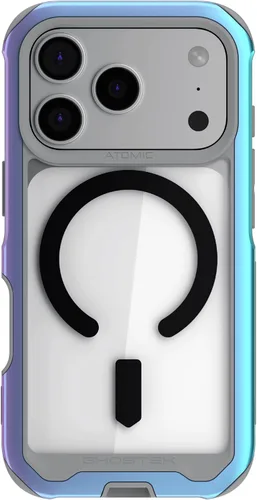 Miniatura 90 de Ghostek Atomic Slim - Funda protectora para iPhone 15 Pro Max, compatible con accesorios MagSafe, marco de metal de aluminio, funda de teléfono
