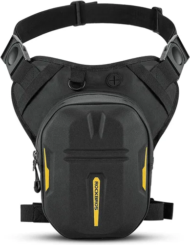 ROCKBROS Bolsa de pierna larga 3 en 1 para motocicleta, bolsa magnética para tanque de motocicleta, bolsa de piernas multifunción, para hombres y