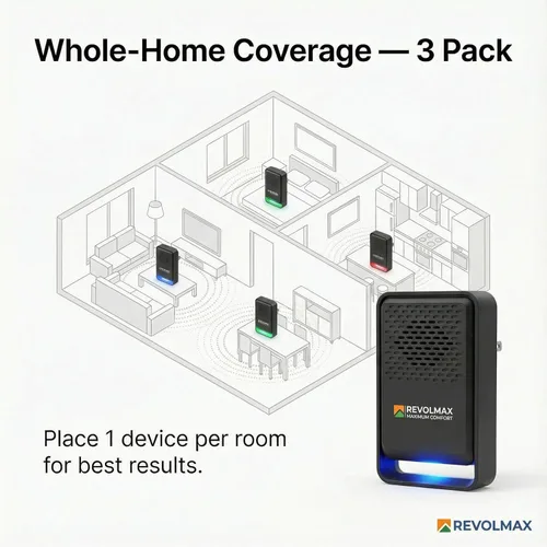 Miniatura 5 de Repelente ultrasónico de control de plagas, electrónico y ultrasonido, repelente de enchufe para interiores, deshazte de roedores, ratones, Negro