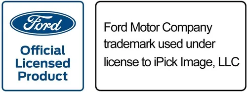 Miniatura 6 de iPick Image for Ford Mustang GT Black Dome Metal Teardrop Key Chain