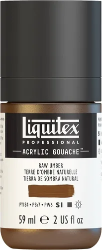 Miniatura 44 de Liquitex Professional - Gouache acrílico profesional, botella de 2 onzas (59 ml), blanco titanio
