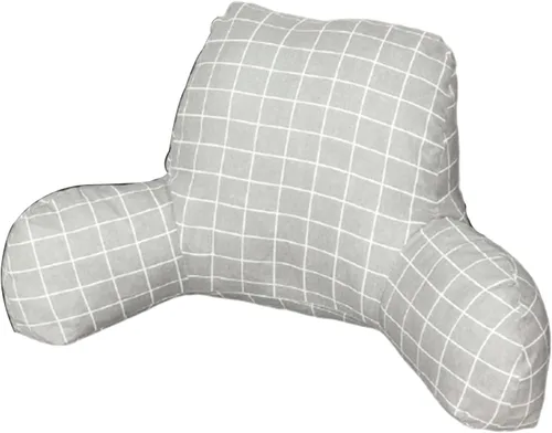 Miniatura 11 de Almohada de lectura con brazos Soporte de espalda para sentarse en la cama/sofá cuello, lumbar y cojín de apoyo de espalda baja coxis