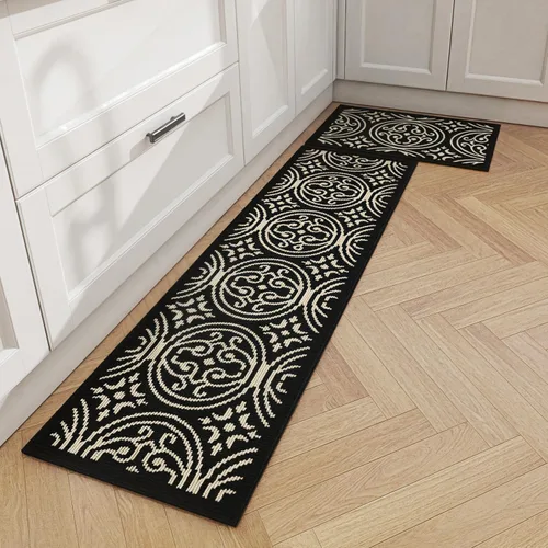 Miniatura 9 de GIB - Juego de alfombras de cocina y tapetes para piso, set de 2, alfombras antideslizantes/antideslizamiento para cocina, alfombras