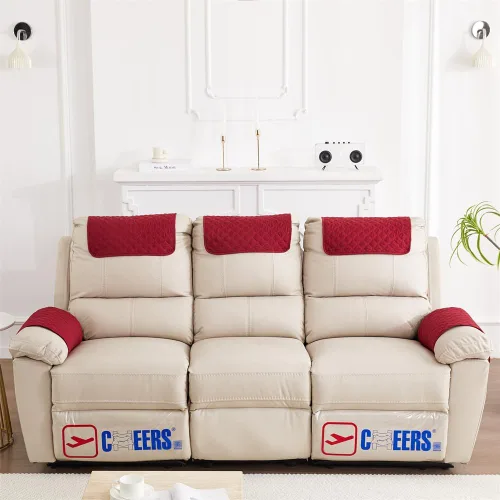 Miniatura 17 de 3 fundas reclinables, fundas de brazo de sherpa para silla reclinable con bolsillos de almacenamiento, funda para reposacabezas para silla
