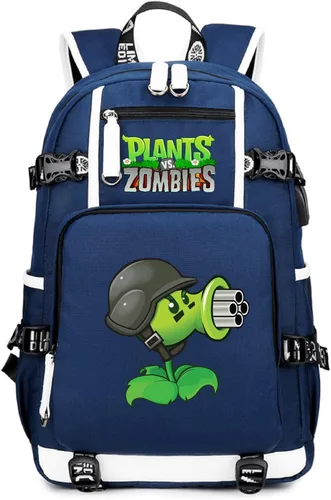 Miniatura 10 de ISaikoy Game Plants vs. Zombies - Mochila de hombro para libros, mochila escolar, color 12