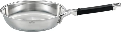 Miniatura 5 de Rösle Silence Pro - Sartén con revestimiento antiadherente resistente a los arañazos ProResist, mango de silicona, 7.9 in, acero inoxidable 18/10