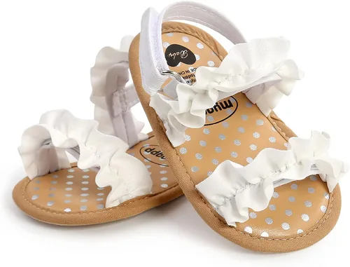 Miniatura 64 de Sandalias de verano para bebés, niñas y niños, unisex, antideslizantes, suela suave, transpirable, para primeros pasos, zapatos de playa al aire