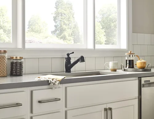 Miniatura 4 de Gerber Plumbing Opulencia - Grifo de cocina extraíble con retroceso SnapBack