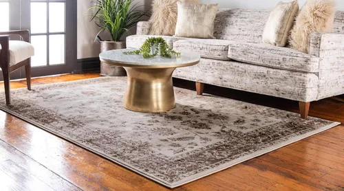 Miniatura 2 de Unique Loom Rushmore Collection Alfombra de área – Lincoln (2 x 3 pies, rectangular, crema/beige)