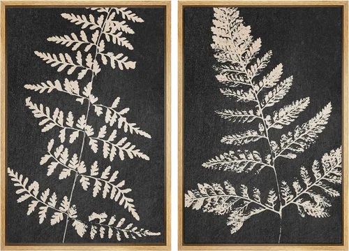 Miniatura 33 de SIGNWIN Lienzo enmarcado para pared, ilustraciones abstractas texturizadas en tonos beige terrosos, arte moderno, decorativo, contemporáneo
