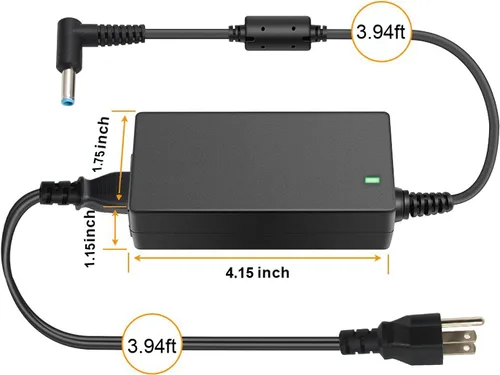 Miniatura 6 de Cargador para portátil HP Smart Blue Tip Pavilion x360 x2 11 13 15 Elitebook 830 840 850 G3 G4 G5 G6 Probook 450 G5 640 650 G2 Spectre l25296-002