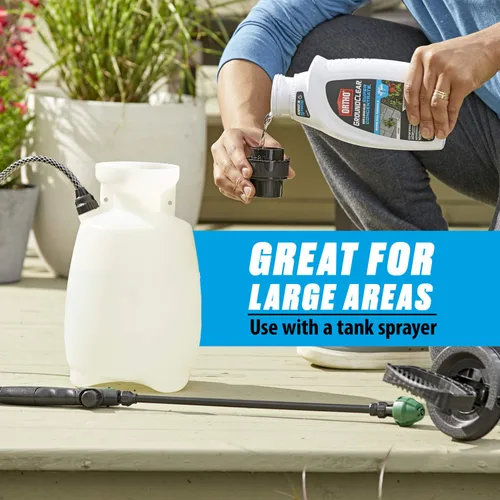 Miniatura 11 de Ortho GroundClear - Herbicida super concentrado para malezas y hierbas, fórmula de acción rápida que elimina las malas hierbas y hierbas más