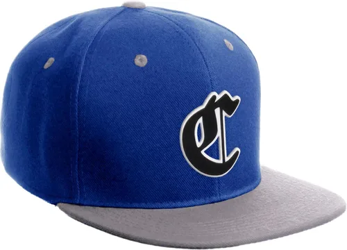 Miniatura 1700 de Daxton Gorra clásica con visera de billete plano con letras del alfabeto inglés antiguo de la A a la Z