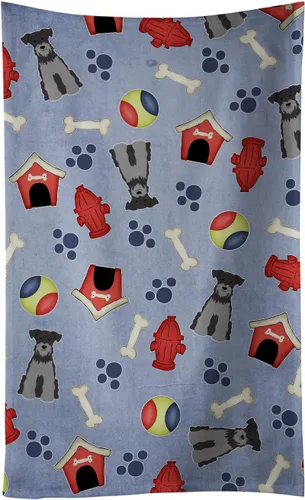 Miniatura 120 de Caroline's Treasures BB2654KTWL Dog House Collection Airedale - Toalla de cocina para invitados, toalla de baño decorativa para cara, té, paño