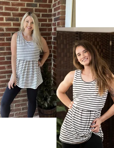 Miniatura 5 de Ekouaer Camisetas sin mangas de lactancia para mujer, paquete de 3