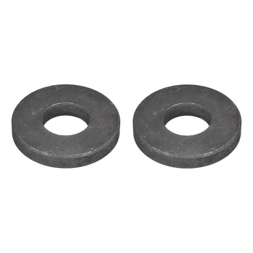 Miniatura 52 de Uxcell Arandela plana de acero al carbono para pernos M8, 10 piezas M8 x 16 x 1.5mm, aleación de acero negro oxidado de grado 8.8, sujetadores