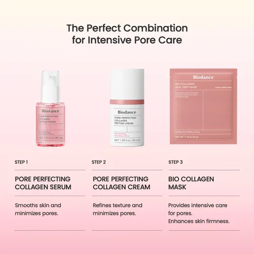 Miniatura 10 de BIODANCE Crema de péptidos de colágeno que perfecciona los poros, hidratante, regordecedora, cuidado de los poros, hidratante facial reafirmante