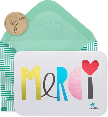 Miniatura 6 de Papyrus Tarjetas de agradecimiento con sobres, confeti (16 unidades)