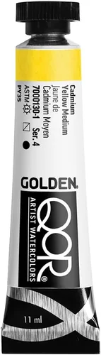 Miniatura 50 de GOLDEN QoR Acuarelas para artistas, Azul cobalto y teja, tubo de 11 ml, pintura profesional de acuarela, semiopaca Verde azulado cobalto
