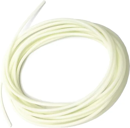 XMHF Pesca Pesca Pesca Luminosa Tubo De Pesca De Mar Profundo De Plástico Suave Resplandor Tubería Atraer Peces 3.8M Amarillo Claro