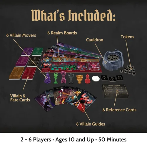 Miniatura 3 de Ravensburger Disney Villainous Juego de mesa de estrategia para mayores de 10 años - Ganador del premio Toty Game of The Year 2019