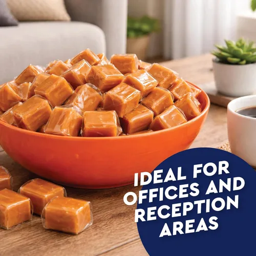 Miniatura 5 de Caramelos de caramelo envueltos individualmente, bolsa a granel de 1 libra (aproximadamente 75 piezas) – Caramelo masticable clásico suave