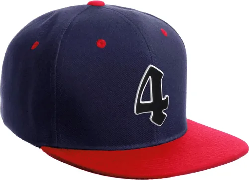 Miniatura 166 de Daxton Gorra clásica con visera de billete plano con letras del alfabeto inglés antiguo de la A a la Z