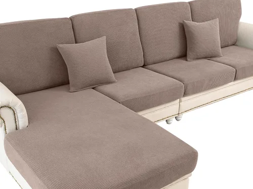 Miniatura 11 de LA MEACK - Fundas para cojines de sofá, funda para cojín de asiento, funda elástica para sofá, fundas separadas para sofá seccional, protector